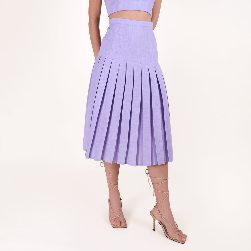 Pleated skirt