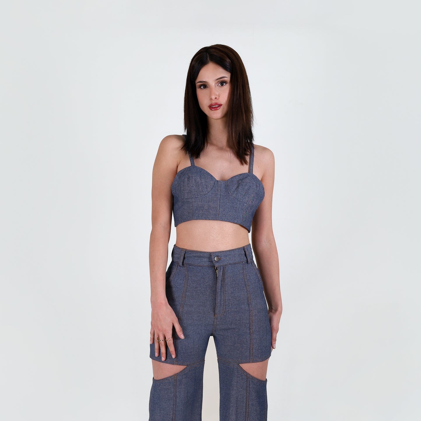 Linen crop top